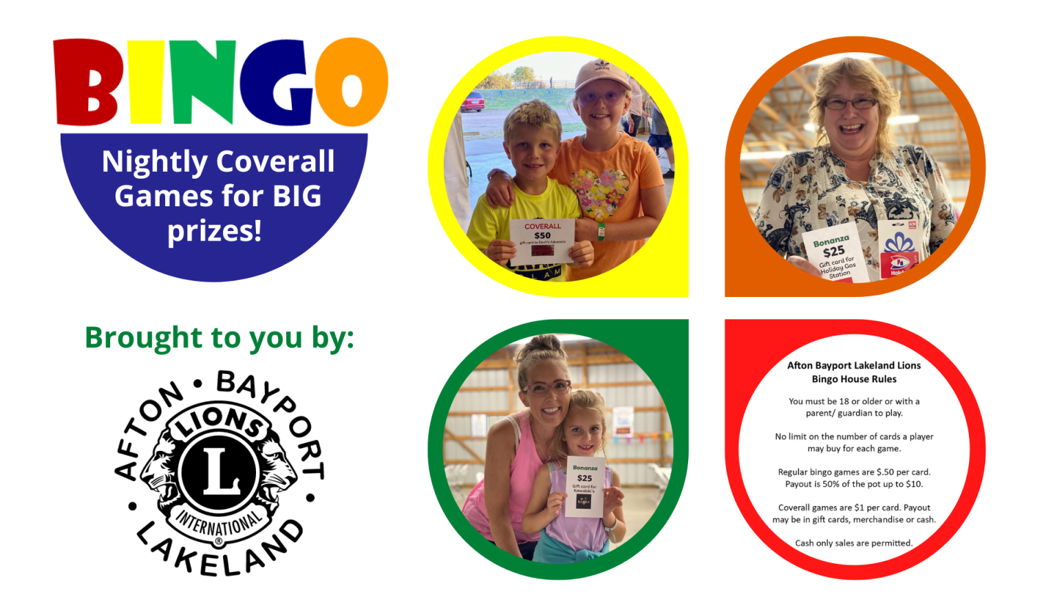 Bingo Washington County Fair